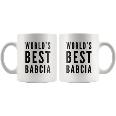 World's Best Babcia Funny Gifts For Polish Grandma Mothers Day 11 oz