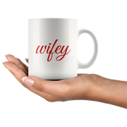 Wifey Hubby Couples  Coffee Mugs Gift Idea 11 oz.