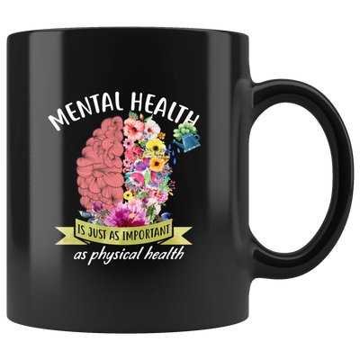 Mental Health Counselor Therapist Gift Awareness Coffee Mug 11oz Black