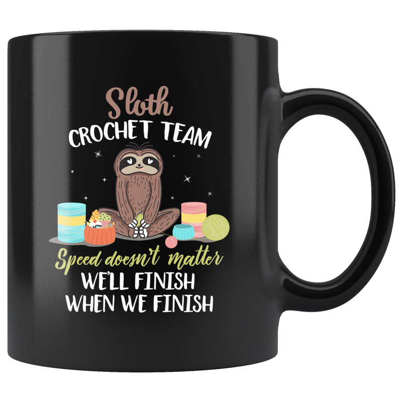 Sloth Crochet Team Speed Doesn&