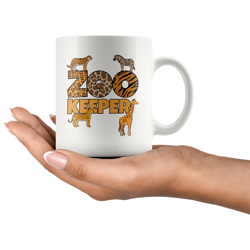 Zookeeper Wildlife Savana Inspiring Motivational Appreciation Coffee Mug 11 oz