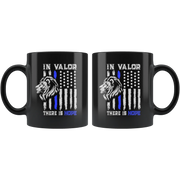 Thin Blue Line Police Law Enforcement Gift In Valor There Is Hope Mug - Panvola