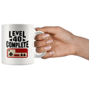 Level 40 Complete Coffee Mug 11 oz - Video Game Controller Mug - Panvola