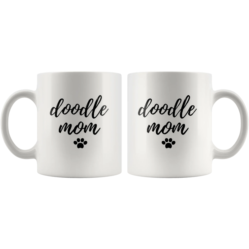 Doodle Mom Funny Gift For Dog Moms Lovers Coffee Mug 11oz - Panvola