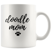 Doodle Mom Funny Gift For Dog Moms Lovers Coffee Mug 11oz - Panvola