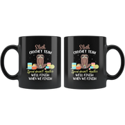 Sloth Crochet Team Speed Doesn't Matter Knitting Funny Coffee Mug 11oz - Panvola