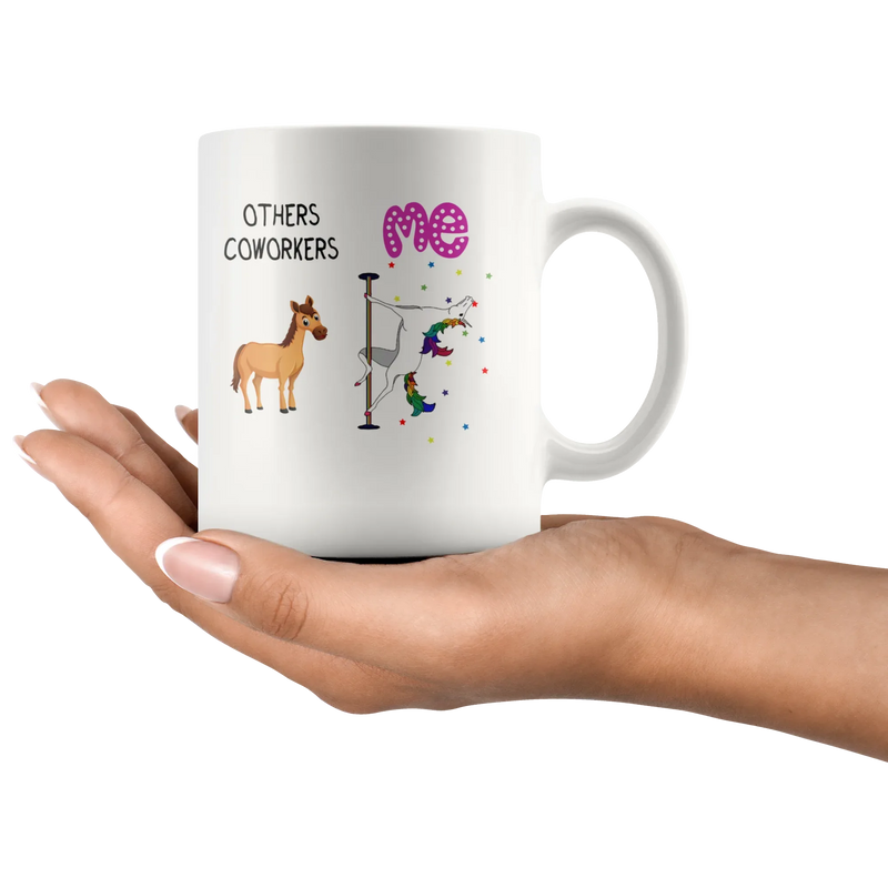 Other Coworkers Me Unicorn Gift Idea Ceramic Coffee Mug 11 oz - Panvola