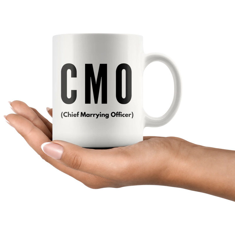 Officiant Mug - Chief Marrying Officer CMO Minister Coffee Mug 11 oz - Panvola