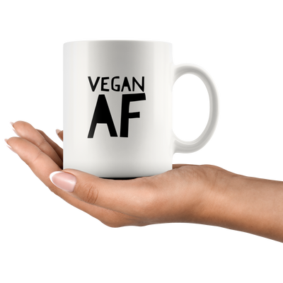 Vegan AF Coffee Mug Funny Gag Vegan Gift
