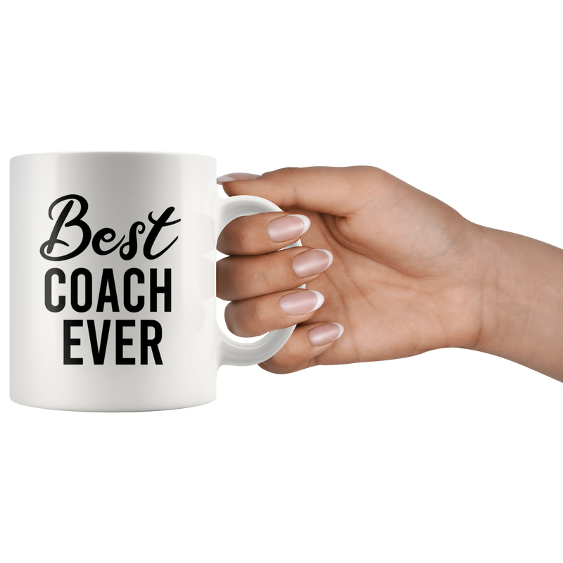 Best Coach Ever Sports Gym Instructor Ceramic Coffee Mug 11oz