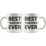 Best Teacher Ever Thank You Appreciation Day Coffee Mug 11 oz - Panvola