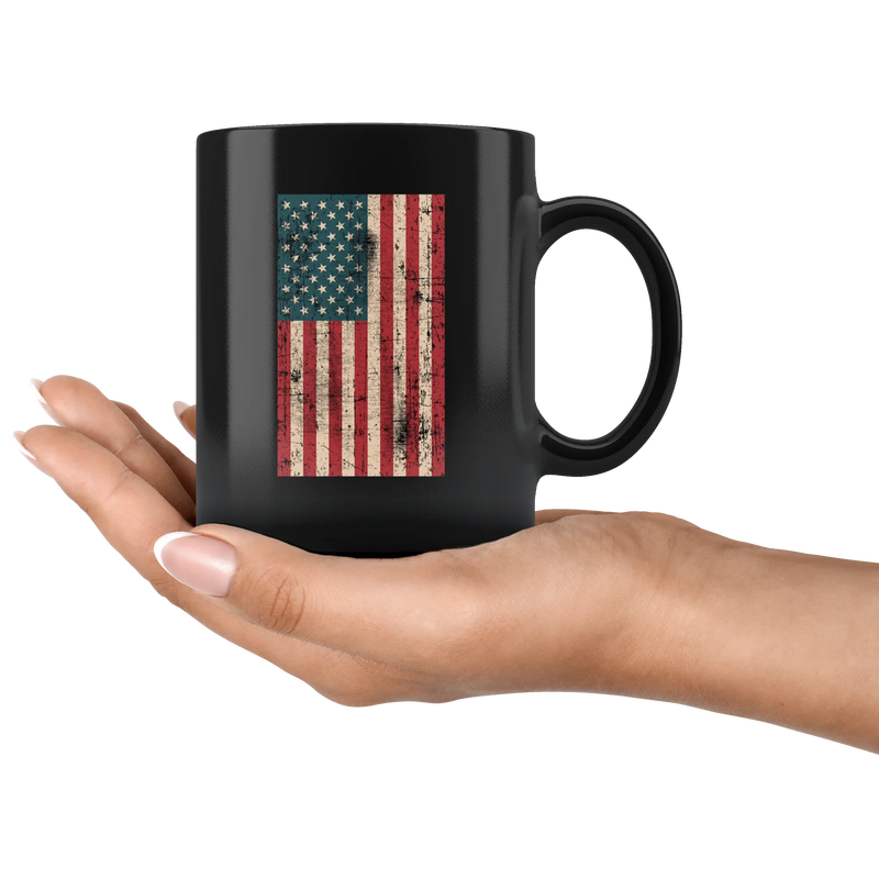 American Flag Independence Day Inspiring Patriotic Coffee Mug 11 oz - Panvola