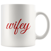 Wifey Hubby Couples  Coffee Mugs Gift Idea 11 oz.