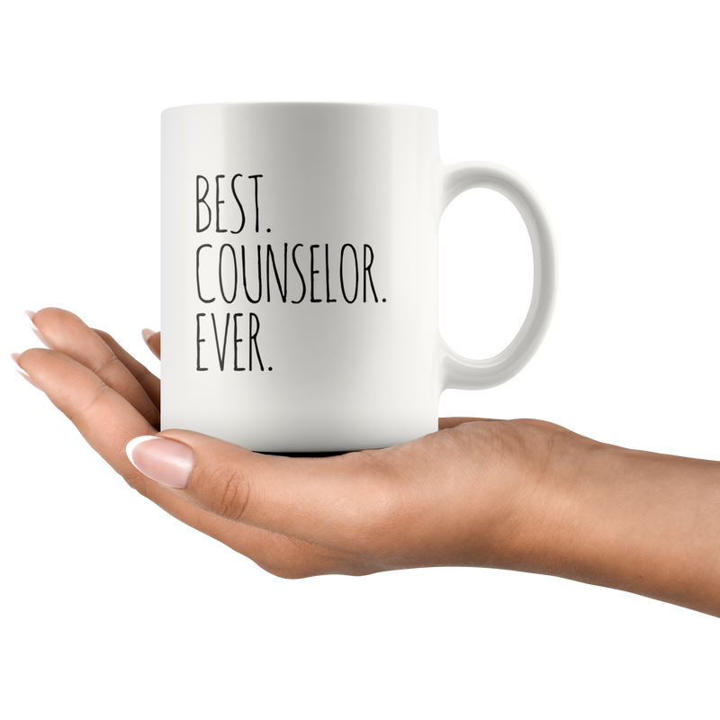 Best Counselor Ever Mental Health Therapist School Counselor Coffee Mug