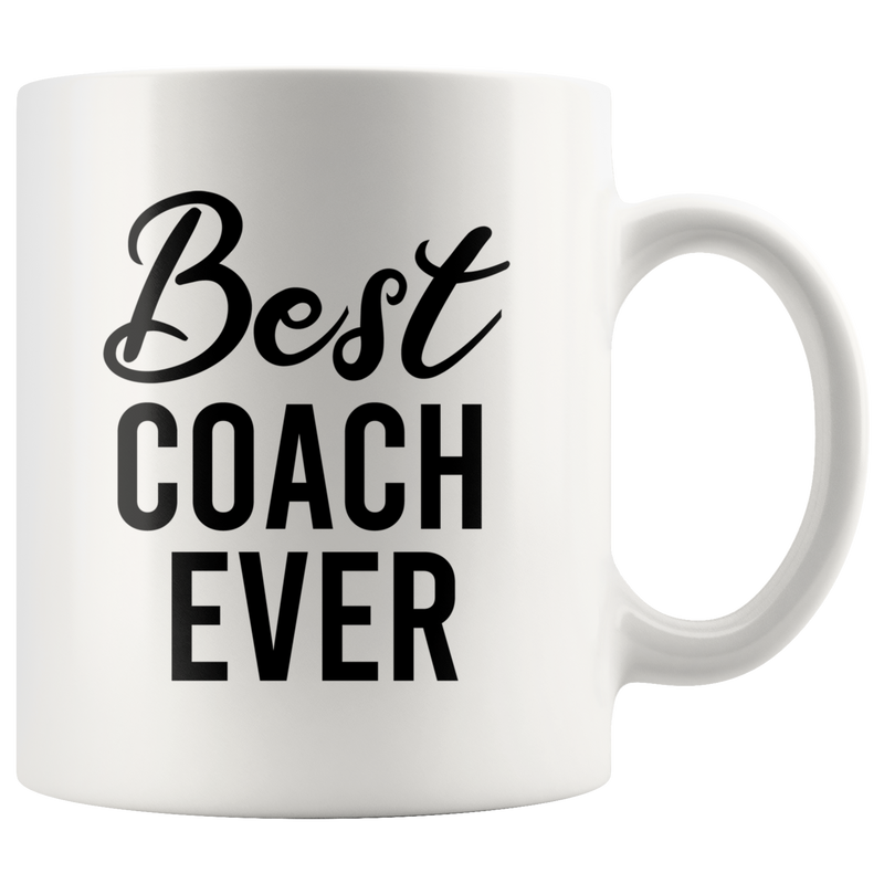 Best Coach Ever Sports Gym Instructor Ceramic Coffee Mug 11oz.