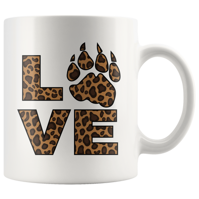 Leopard Skin Love Inspiring Statement Animal Theme Coffee Mug 11 oz