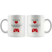Video Game Gift I Vow To Love You Even When You're 50 Playing Video Games Mug 11 oz - Panvola