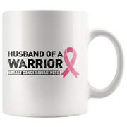 Husband of a Warrior Breast Cancer Awareness Survivor Gifts For Women Mug 11 oz - Panvola