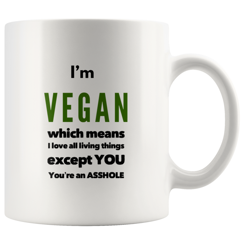 Sarcastic Vegan Gift I&