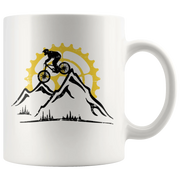 Mountain Bike Downhill Biking Inspiring Appreciation Coffee Mug 11 oz - Panvola