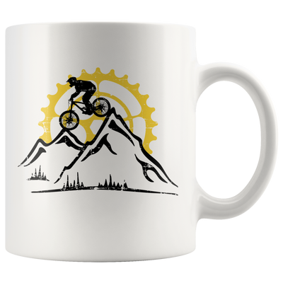 Mountain Bike Downhill Biking Inspiring Appreciation Coffee Mug 11 oz