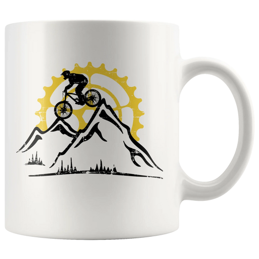 Mountain Bike Downhill Biking Inspiring Appreciation Coffee Mug 11 oz - Panvola