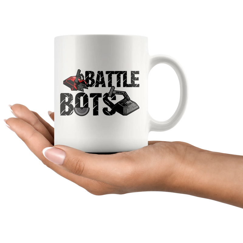 Battle Bot Fighting Robots Robotics War Game Gift Coffee Mug 11 oz - Panvola