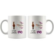 Other Lawyers Unicorn Me Funny Attorney Appreciation Coffee Mug 11 oz - Panvola