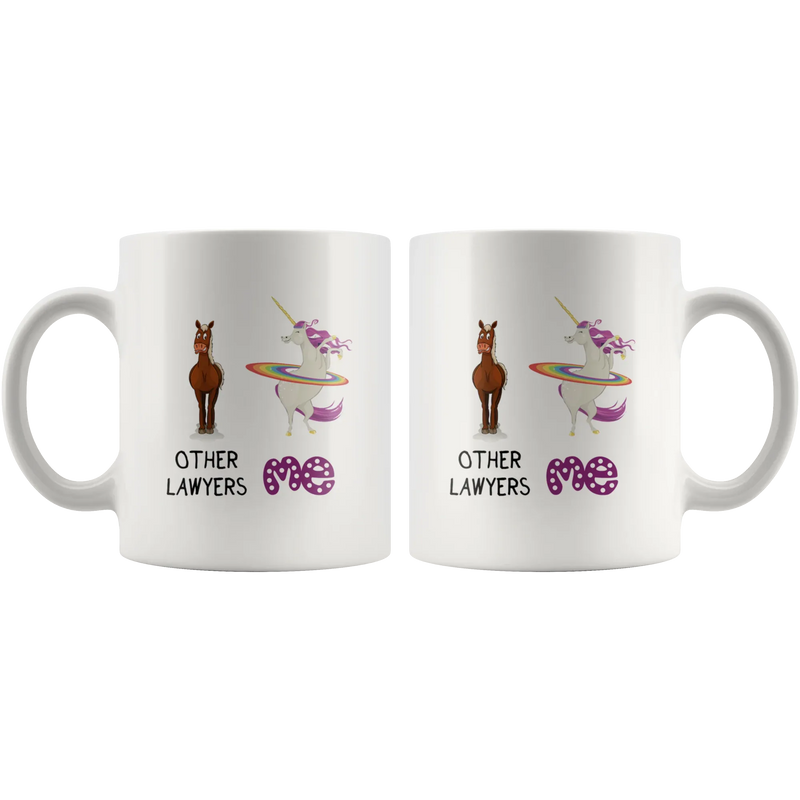 Other Lawyers Unicorn Me Funny Attorney Appreciation Coffee Mug 11 oz - Panvola