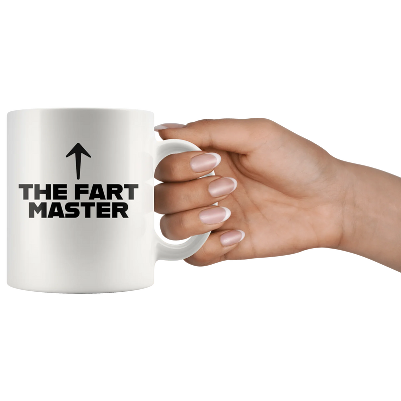 Gift For Husband - The Fart Master Funny Sarcastic Appreciation Coffee Mug 11 oz - Panvola