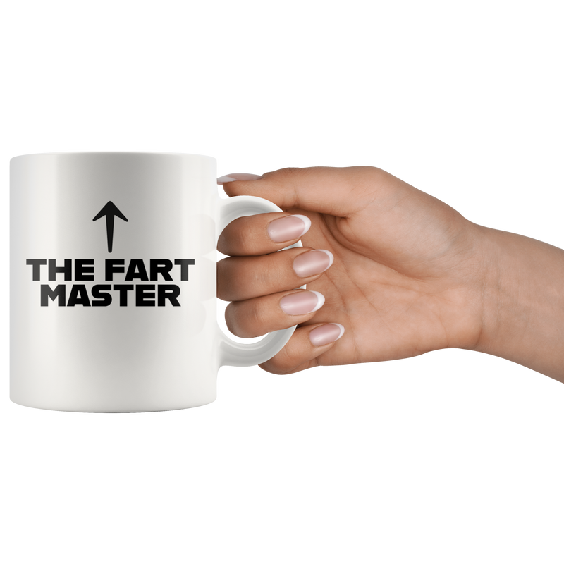 Gift For Husband - The Fart Master Funny Sarcastic Appreciation Coffee Mug 11 oz