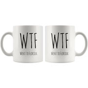 WTF Funny Coffee Mug.