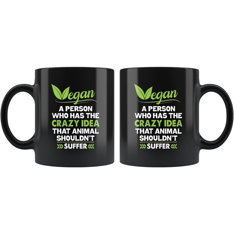 Vegan Coffee Mug Quote Definition Ceramic Mug