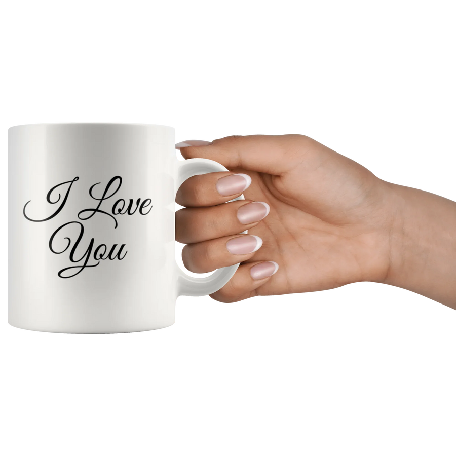 I Love You More Couples Mug Valentines Gift Boyfriend Girlfriend 11 oz Coffee Cup, image 4 of 5