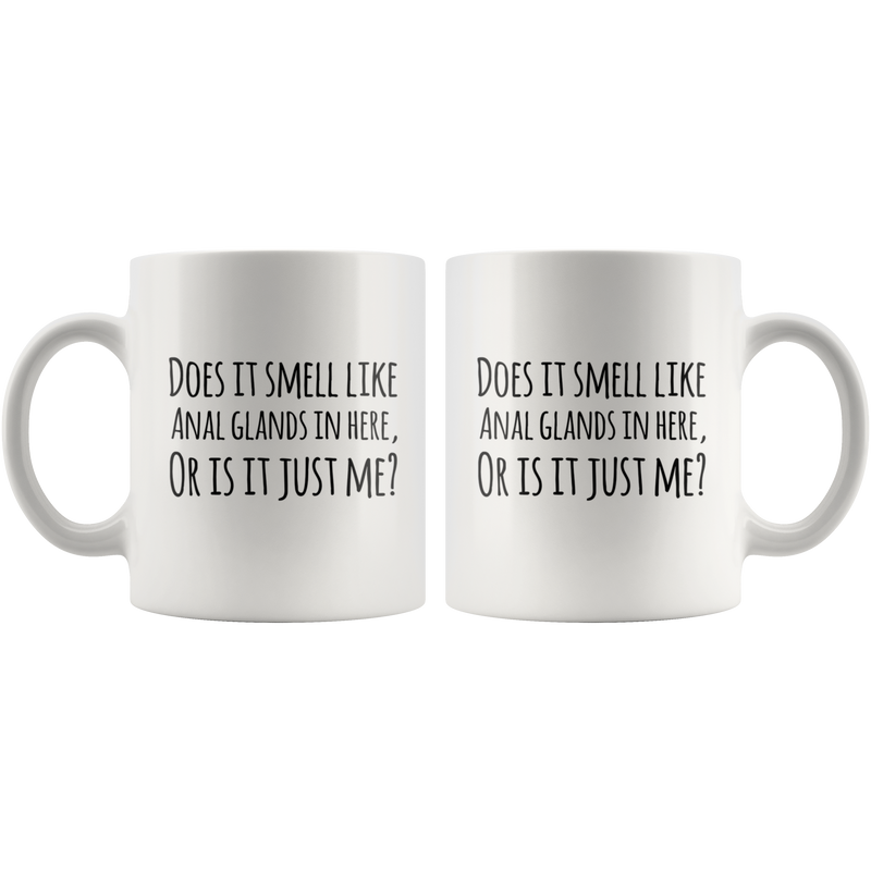 Does It Smell Like Anal Glands In Here Dog Lover Groomer Gift Mug 11oz.