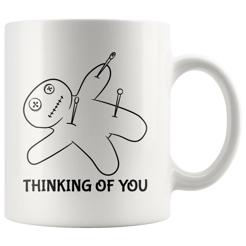 Doll Funny Mug Thinking Of You.