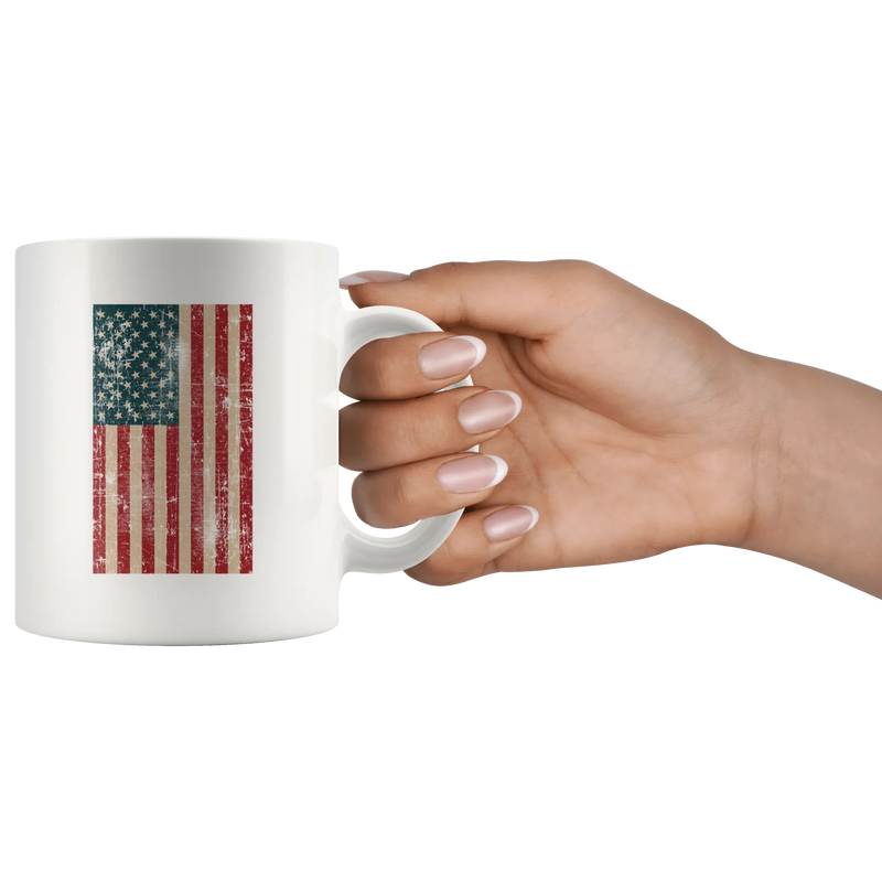 American Flag Independence Day Inspiring Patriotic Coffee Mug 11 oz - Panvola