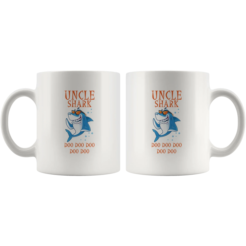 Uncle Shark Doo Doo Family Matching Dance Craze Gift Mug - Panvola