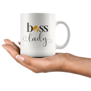 Boss Lady Mug Birthday Christmas Cool Gifts For Women Bosses Mug 11 oz.