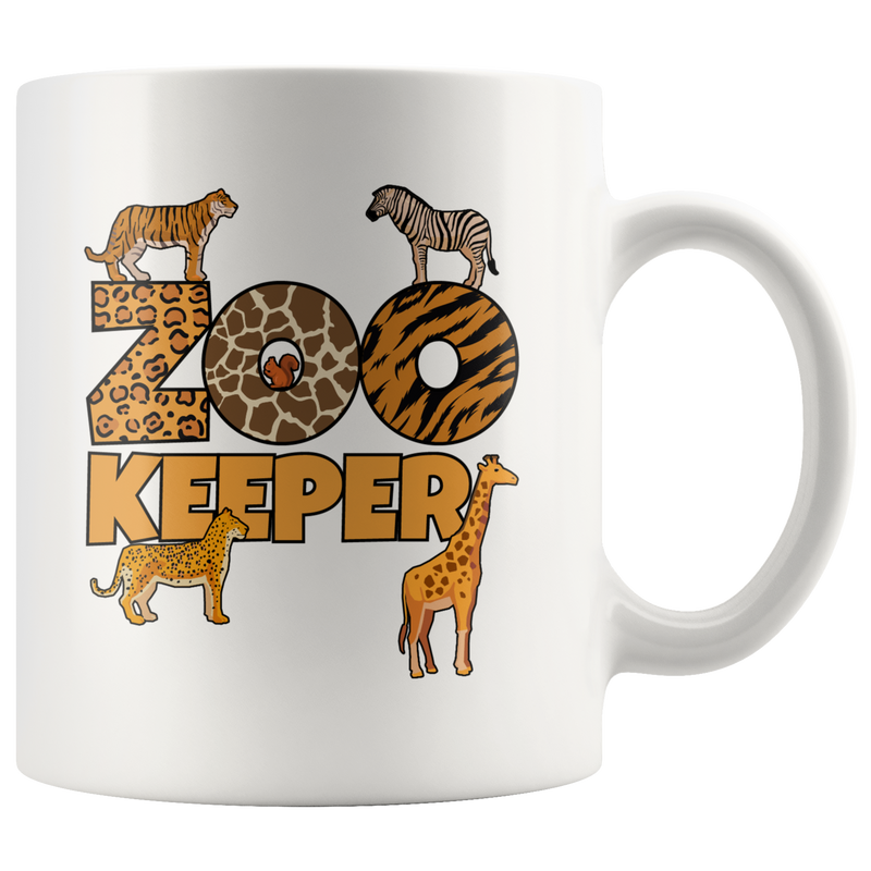 Zookeeper Wildlife Savana Inspiring Motivational Appreciation Coffee Mug 11 oz