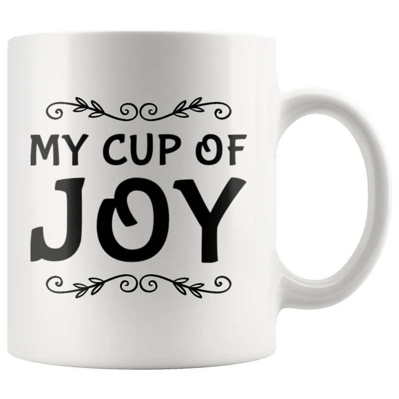 My Cup Of Joy Pastor Inspiring Scripture Quote Ceramic Coffee Mug 11oz