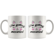 I'm Getting Married Cat Meowied Paw Owner Engagement Coffee Mug 11 oz - Panvola