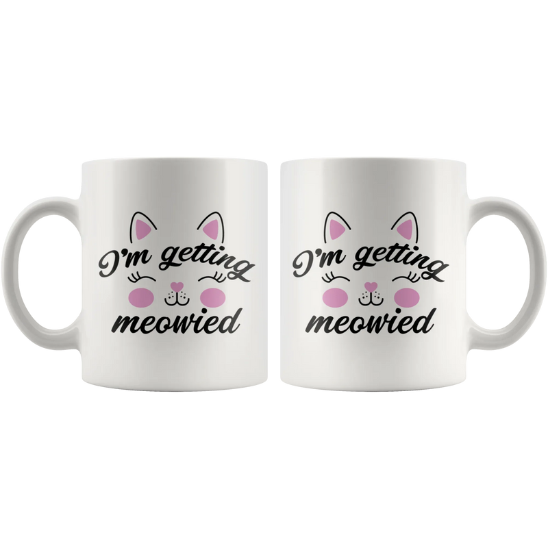 I'm Getting Married Cat Meowied Paw Owner Engagement Coffee Mug 11 oz - Panvola