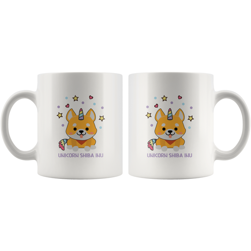 Unicorn Shiba Inu Japanese Dog Unicorn Fanatics Coffee Mug Gift 11 oz.