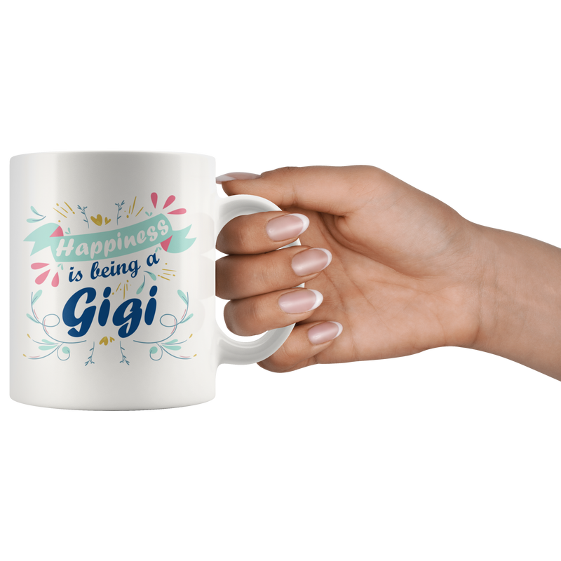 Grandma Coffee Mug Happiness Is Being A Gigi Mother&