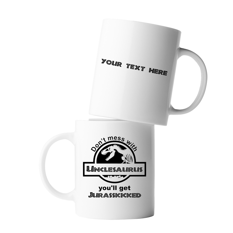 Customized Personalized Unclesaurus Uncle Mug From Niece Nephew Coffee Mugs 11oz