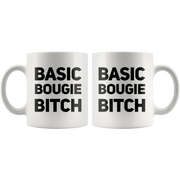 Sarcastic Gifts - Basic Bougie Bitch Adult Sarcasm Humorous Coffee Mug 11 oz - Panvola