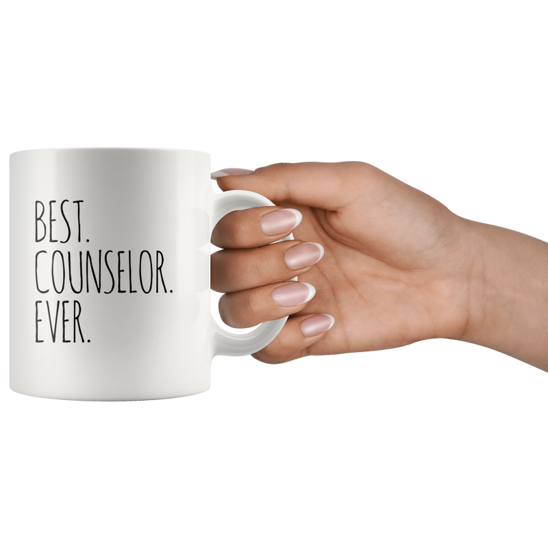 Best Counselor Ever Mental Health Therapist School Counselor Coffee Mug