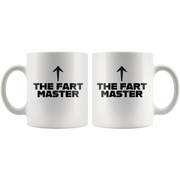 Gift For Husband - The Fart Master Funny Sarcastic Appreciation Coffee Mug 11 oz - Panvola