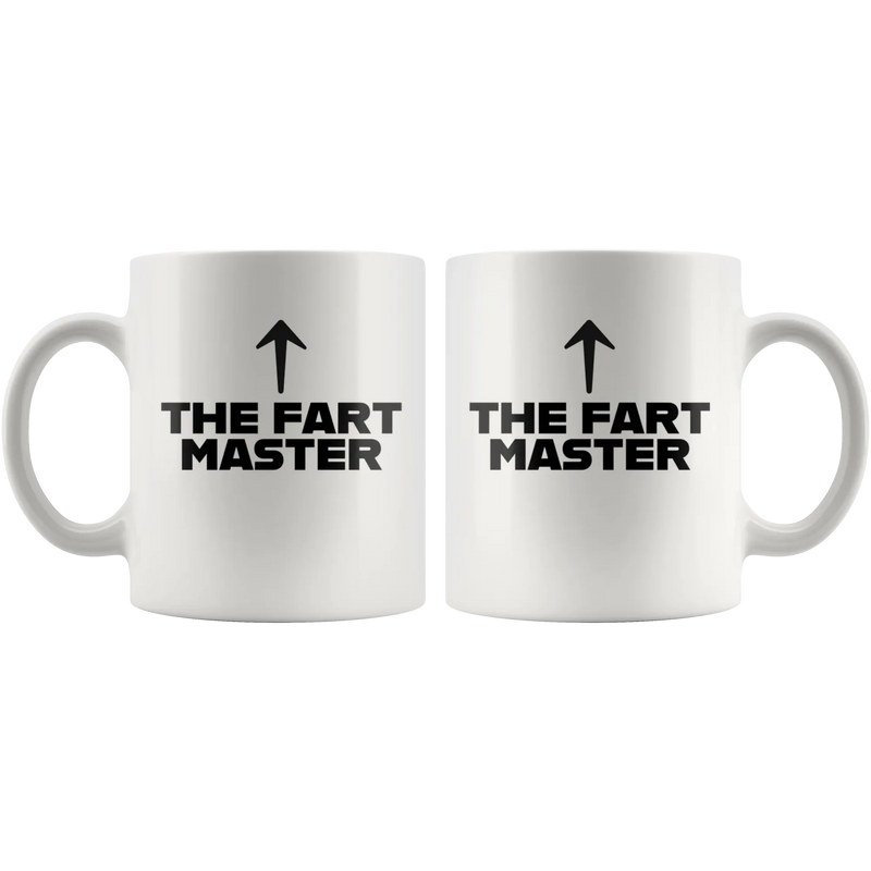 Gift For Husband - The Fart Master Funny Sarcastic Appreciation Coffee Mug 11 oz - Panvola